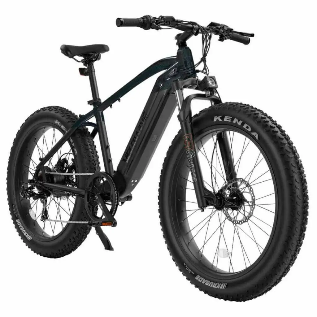 Photo of a black VELOWAVE Electric Bike for Short Riders.