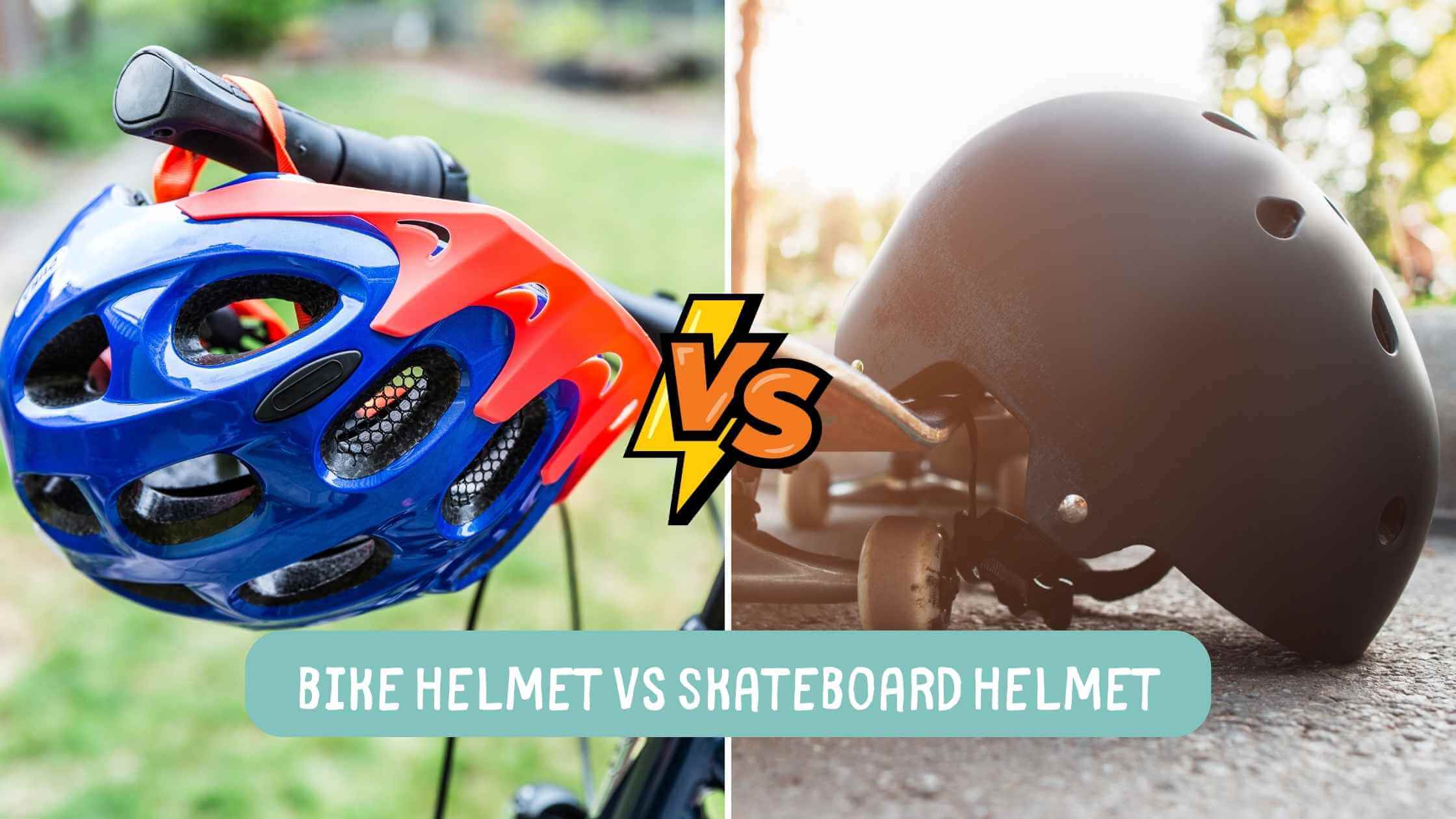 Bike Helmet vs Skateboard Helmet