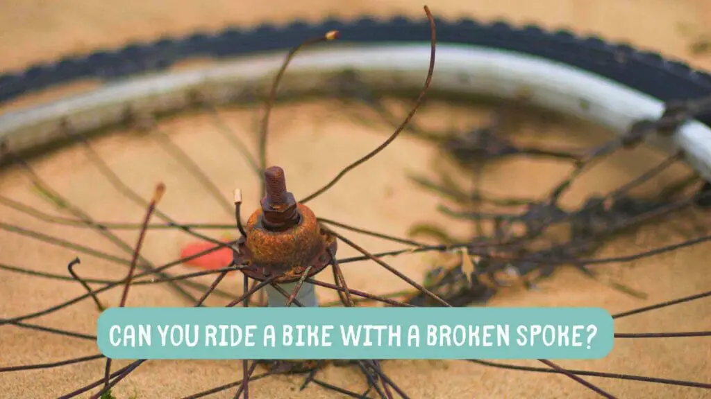 Photo of a whell with several broken spokes. Can You Ride a Bike With a Broken Spoke?