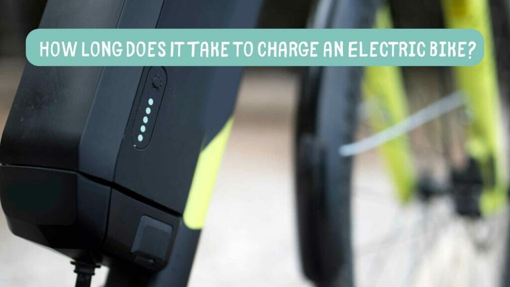 Photo og a black electric bike battery fully charged. How Long Does It Take to Charge an Electric Bike?