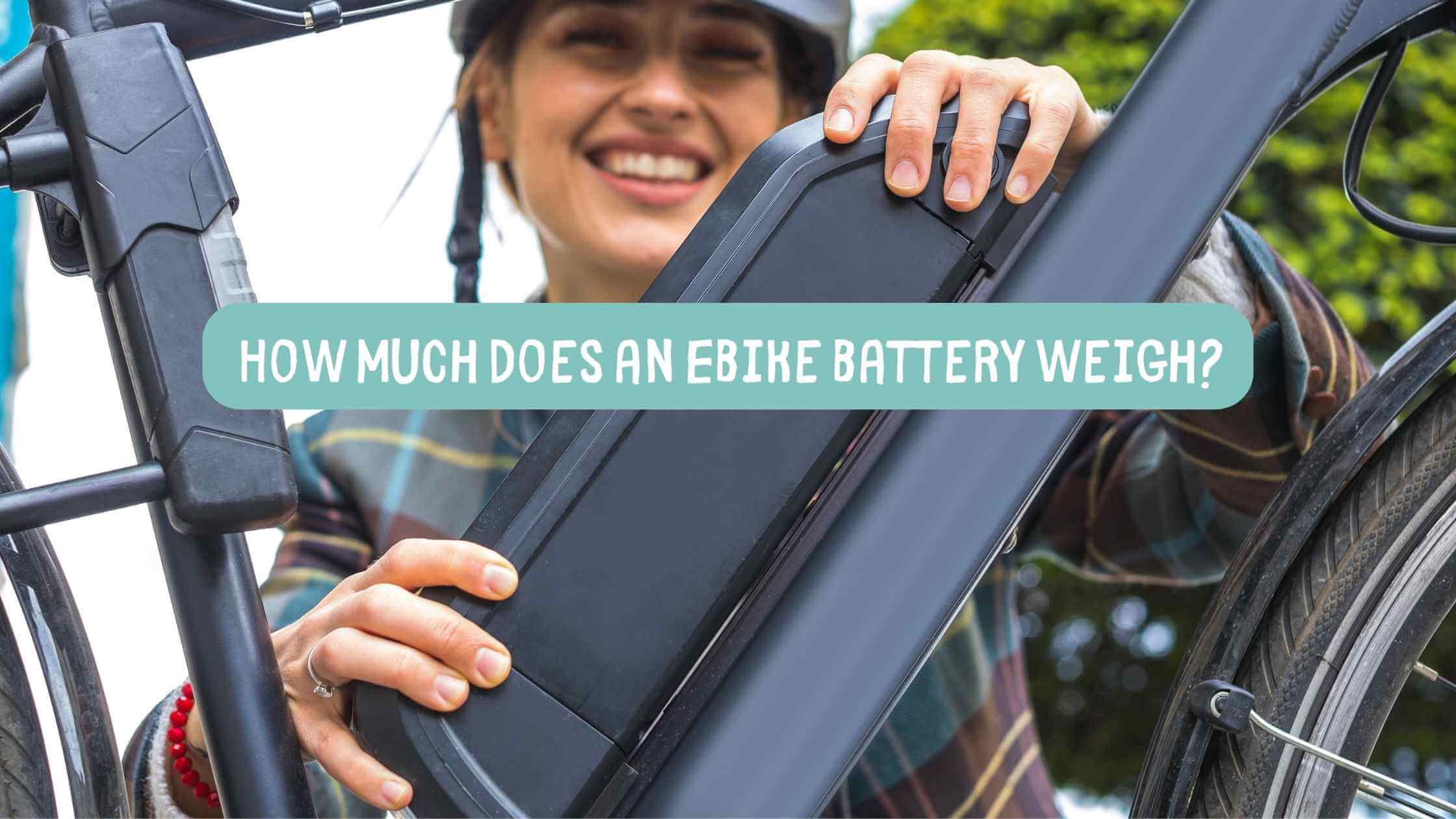How Much Does an Ebike Battery Weigh