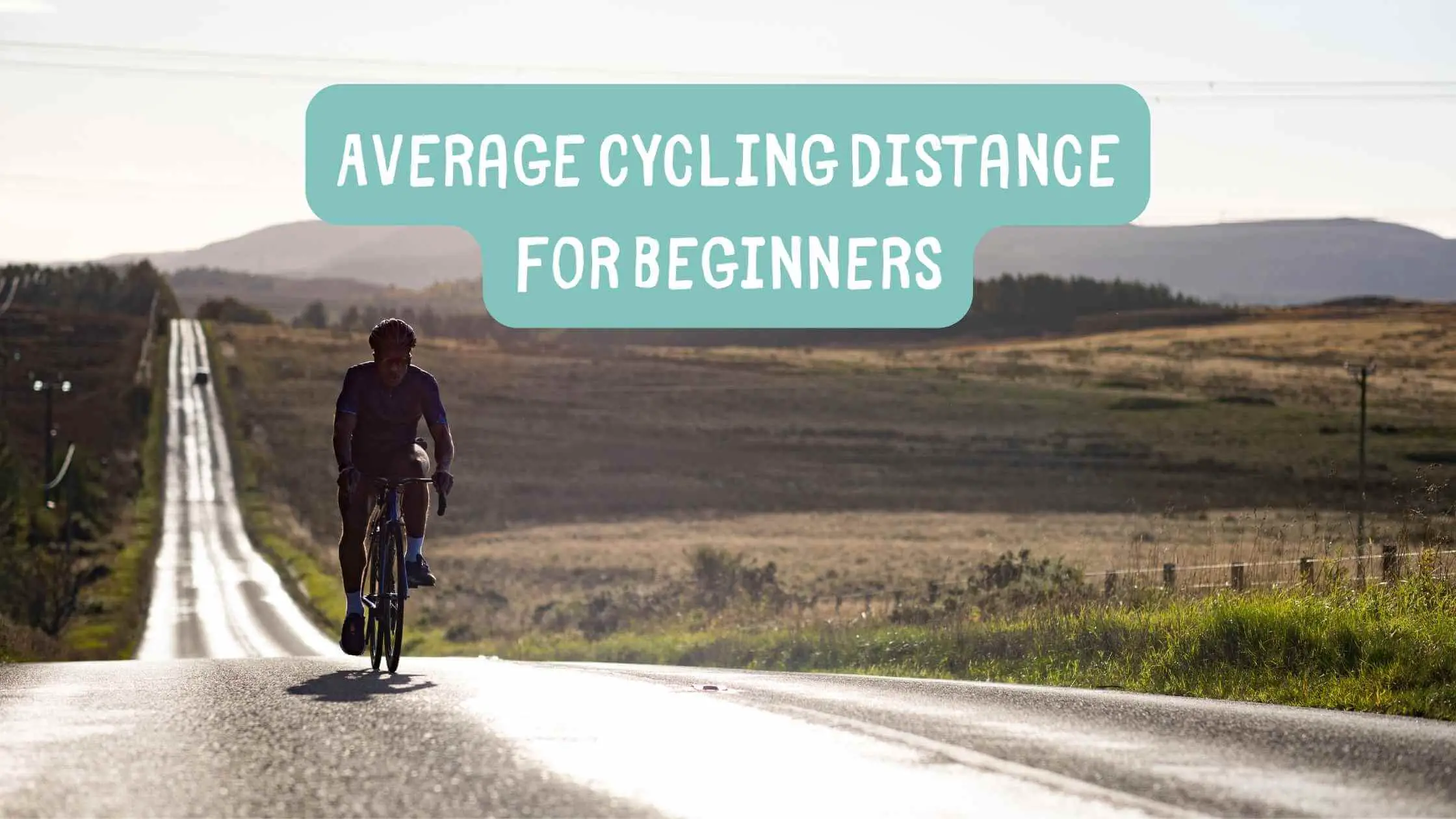 Average cycling distance for beginners.