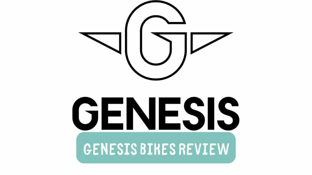 Image of the Genesis Bikes logo on a white background. Genesis Bikes Review.